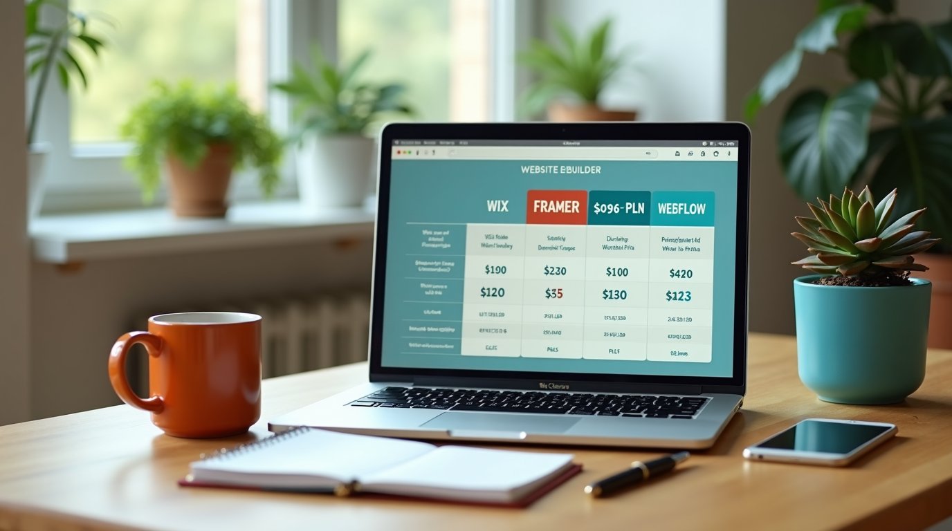 AI kreatory stron dla MŚP 2026 — Wix, Framer, Durable i Webflow AI kiedy warto i ile kosztuje