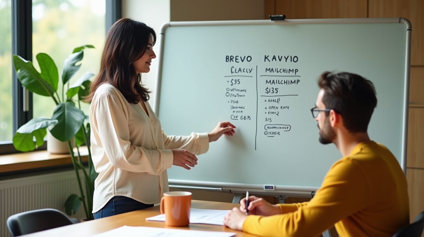Email marketing wciąż generuje najwyższy ROI ze wszystkich kanałów cyfrowych, ale wybór platformy to dziś nie tylko cena — to AI, automatyzacja i zgodność z RODO. Porównujemy Brevo, Klaviyo i Mailchimp z perspektywy polskiego MŚP.