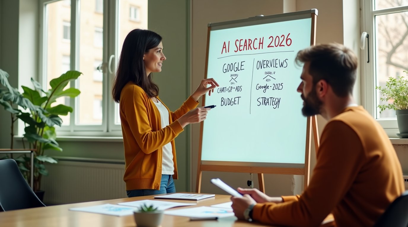 OpenAI otworzył samoobsługowy system reklamowy dla ChatGPT. Google Ads działa już w AI Overviews i AI Mode. Perplexity zrezygnowało z reklam w lutym 2026. Oto co to oznacza dla polskiej firmy i jakie decyzje warto podjąć teraz.
