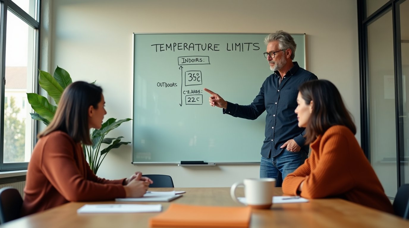 Praca w upale 2026 — nowe limity temperatury w miejscu pracy od stycznia 2027