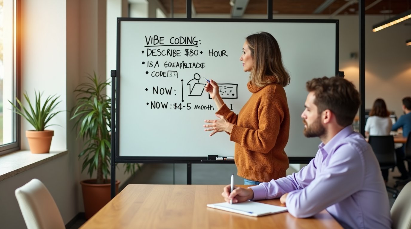 Vibe coding dla MŚP w 2026 — kiedy AI naprawdę zastępuje programistę, a kiedy przepalasz budżet